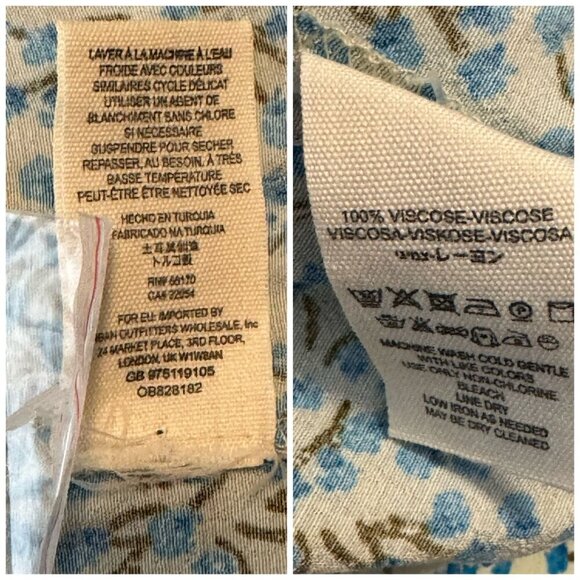 Free People NWT $98 Retro Mini Dress "C'est La Vie" in Cottagecore Floral Size S - Picture 10 of 12